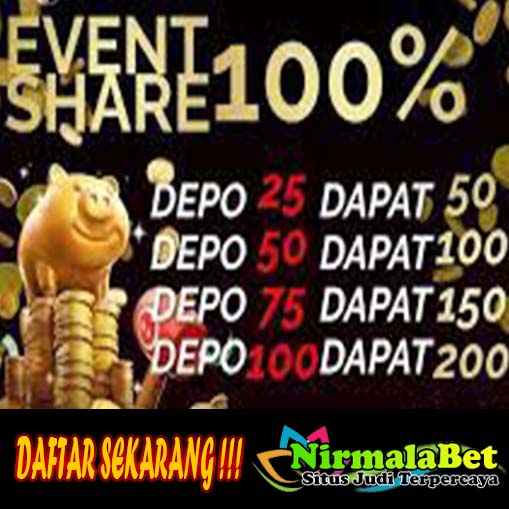 NIRMALABET Slot Menang Bonus Melimpah Tiap Hari